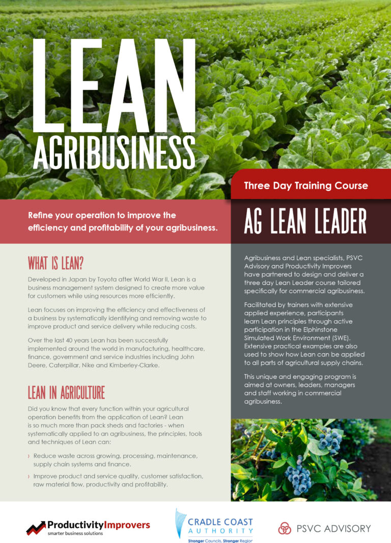 LEAN agriculture how to make your agribusiness more profitable
